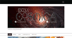 Desktop Screenshot of escolacosmica.com