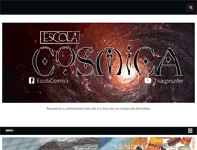 Tablet Screenshot of escolacosmica.com